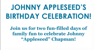 Johnny Appleseed Birthday Celebration